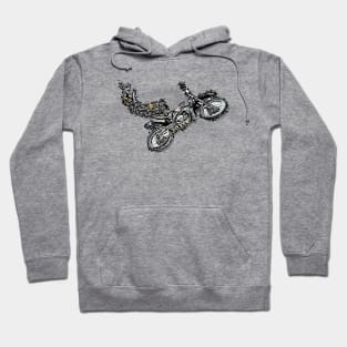 Motorsport Dirt Extreme Sports Motorcyclists Hoodie